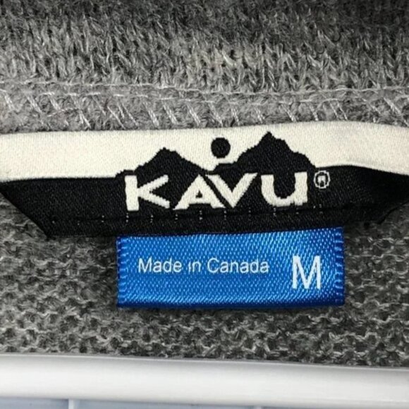 Kavu Light Heathered Grey Sweetie Turtleneck Sweater size M - Picture 5 of 16